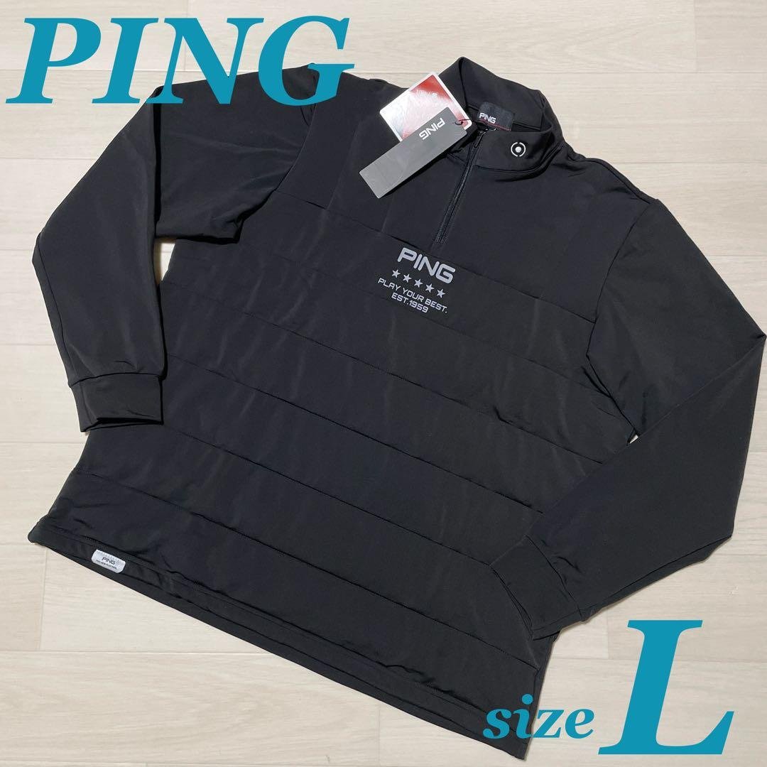 ピン PING 中綿 ハイネック カットソー メンズ ゴルフ シャツ 冬