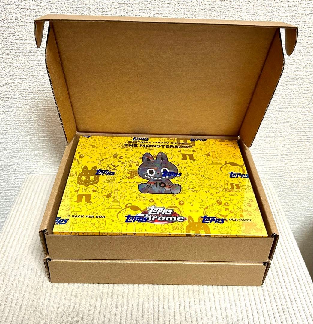 【新品未開封】LABUBU TOPPS コラボ BOX 正規品 Chrome