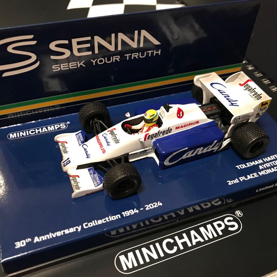 ミニチャンプス トールマン ハート TG184 アイルトン・セナ マルボロ仕様