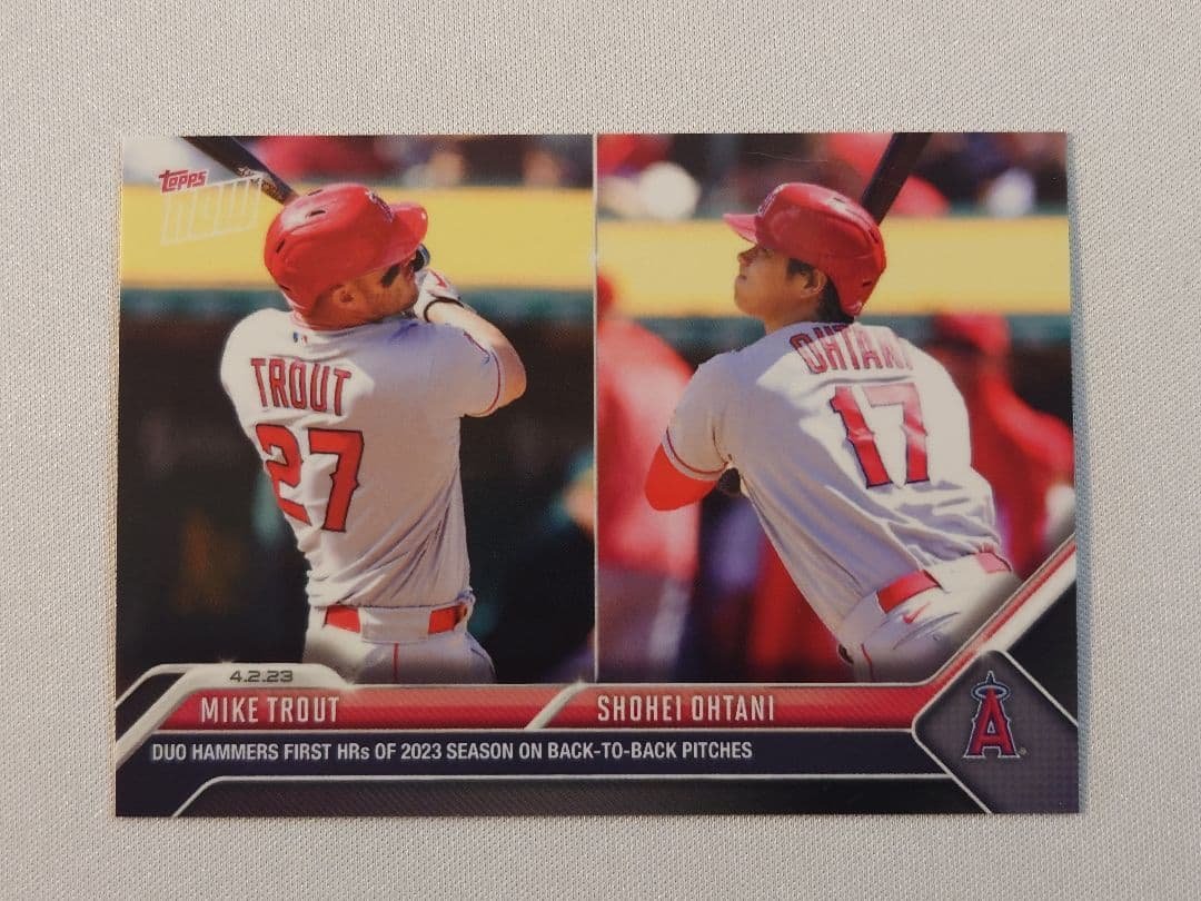 topps now 大谷翔平 トラウト エンゼルス 侍ジャパン #36 16