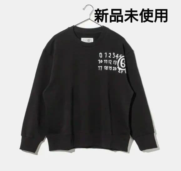 MM6 Maison Margiela ブラック スウェット
