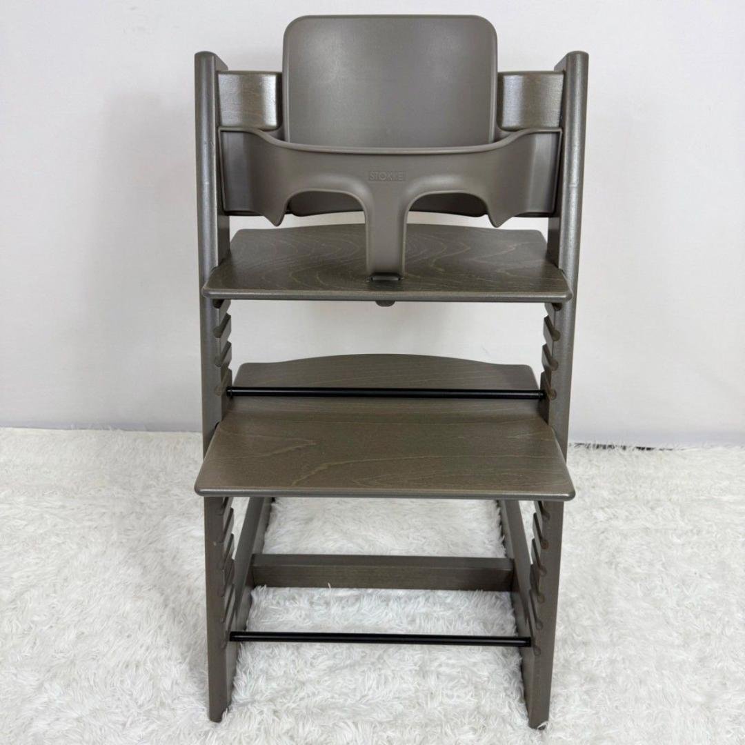 「極美品」 STOKKE ストッケ　トリップトラップ　ヘイジーグレー　シリアル5
