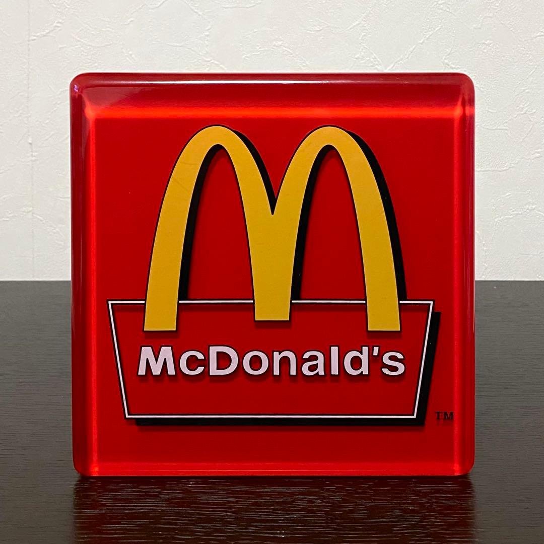 McDonald's / アクリルプレート