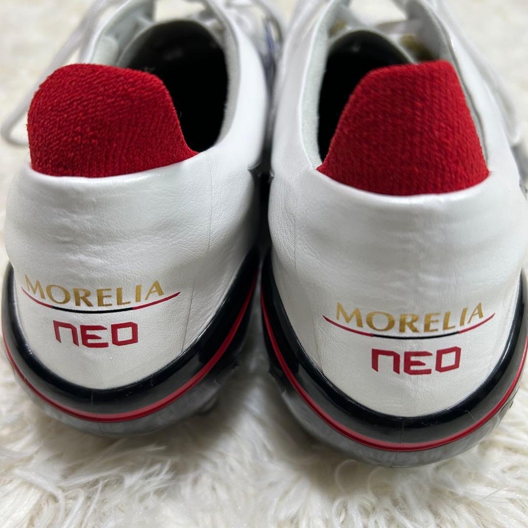 [極美品]MIZUNO サッカースパイク 29 モレリアネオ4 白 タグ付 袋付