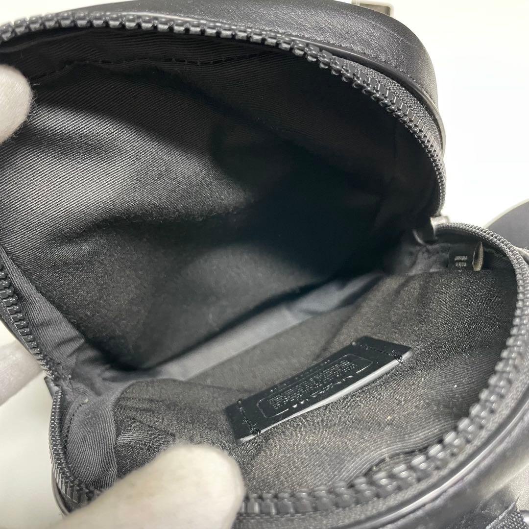 L*4様 COACH PVC ボディバッグ　ブラック