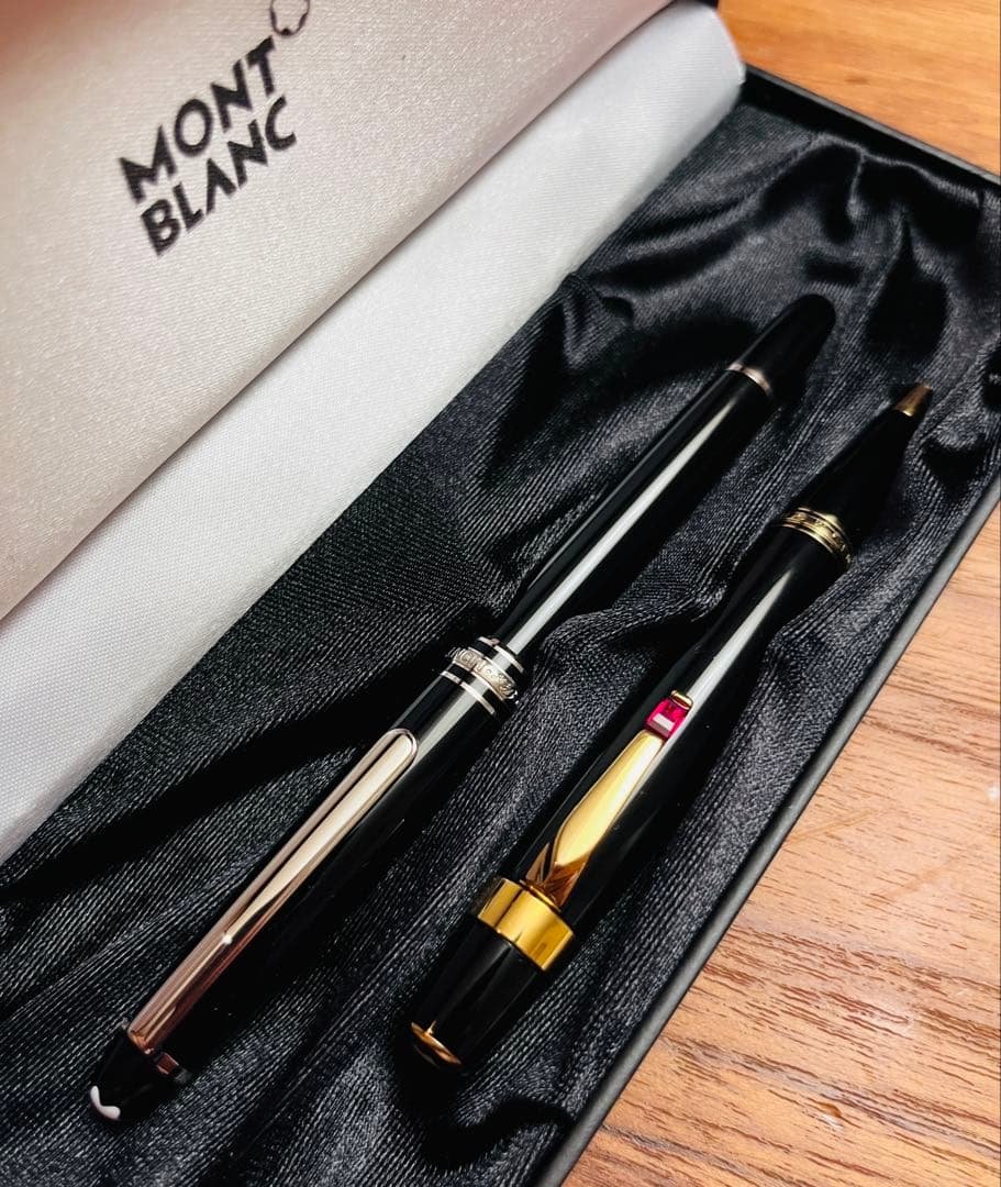 MONT BLANC２本セット ボエム25200ルージュ•マイスターシュテュック