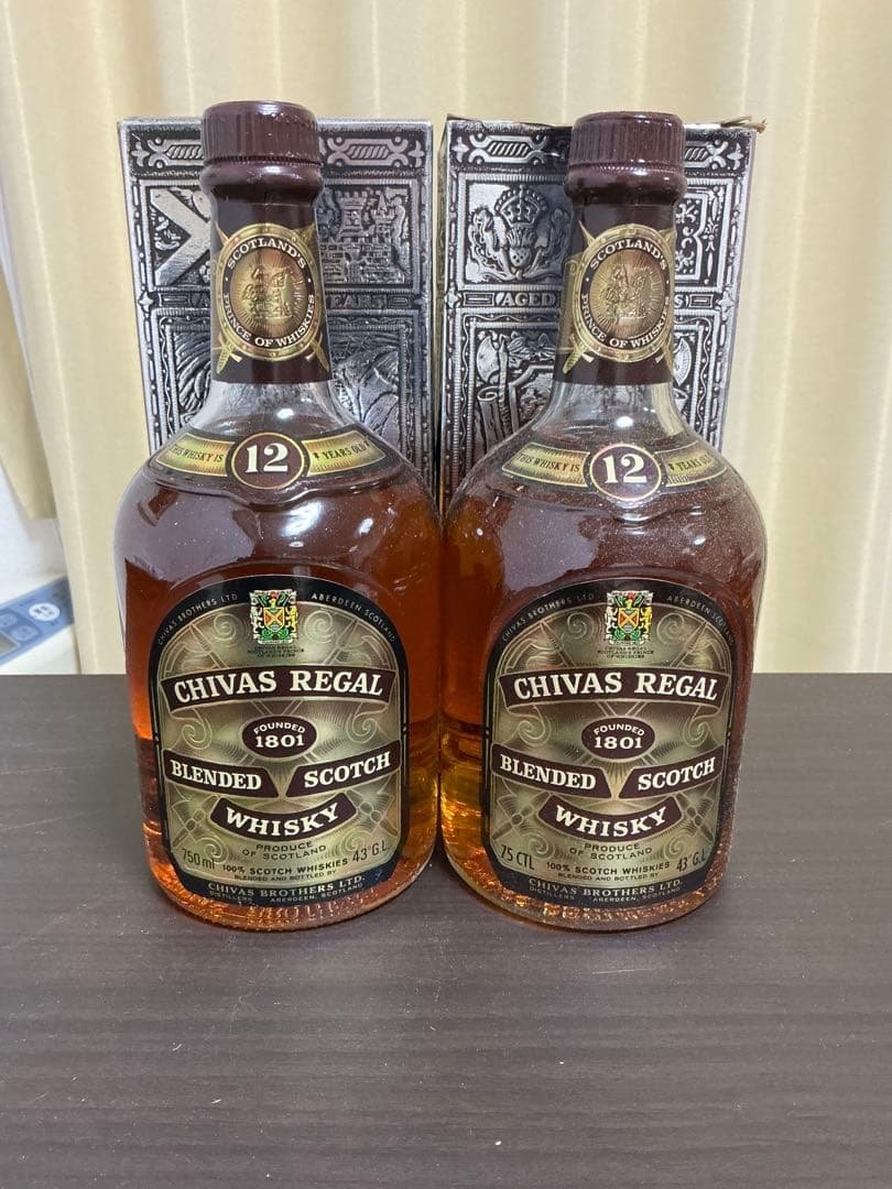 CHIVAS REGAL 12年 ブレンデッドスコッチウイスキー 2本セット