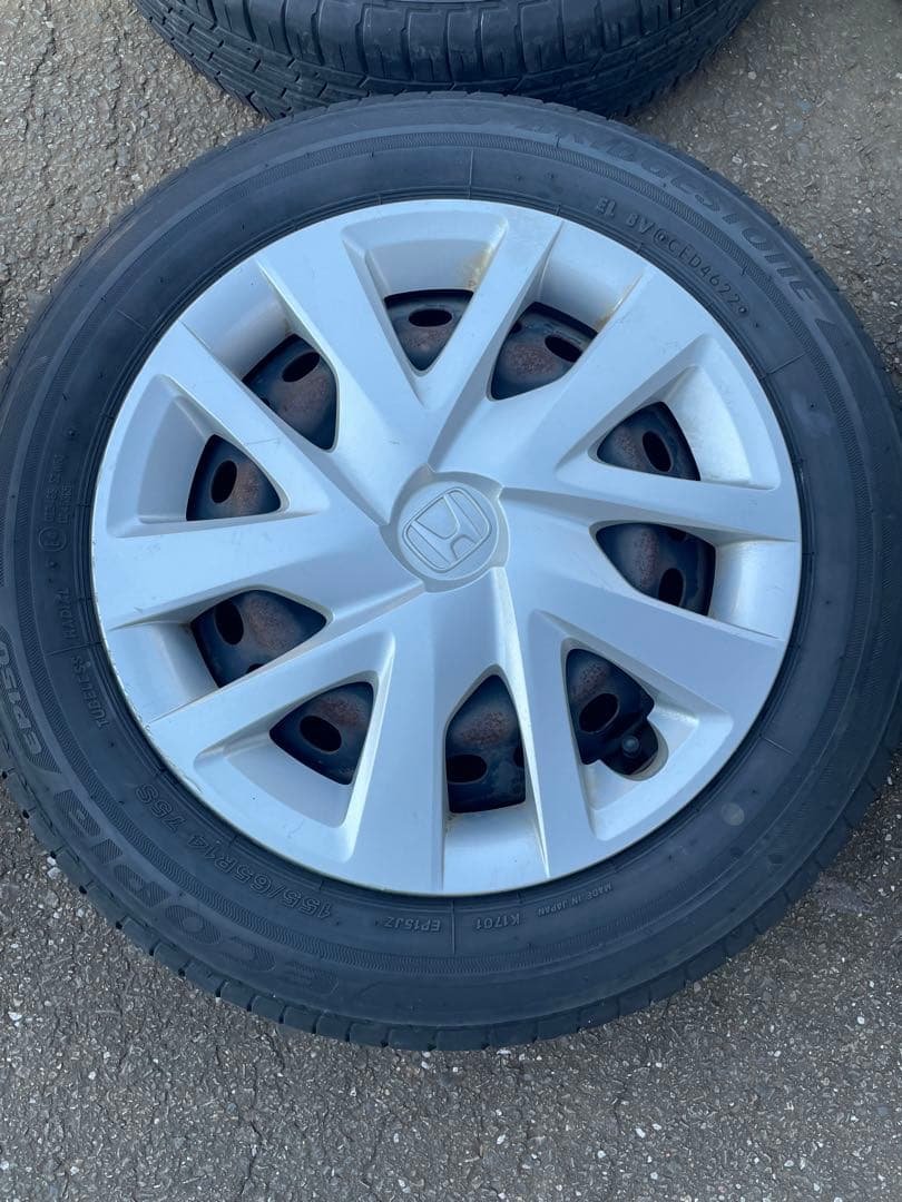 155/65R14 NBOXから外し　バランス調整済　ブリヂストン