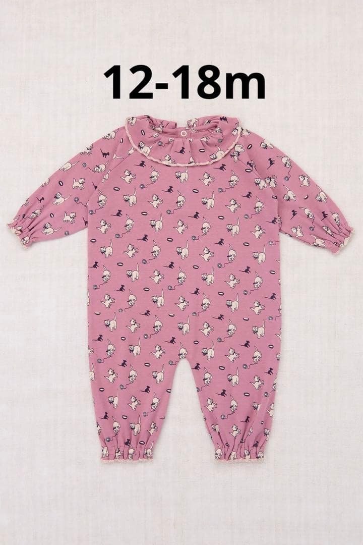 ロンパース・カバーオール Misha & Puff Baby Pierrot Onesie 12-18m