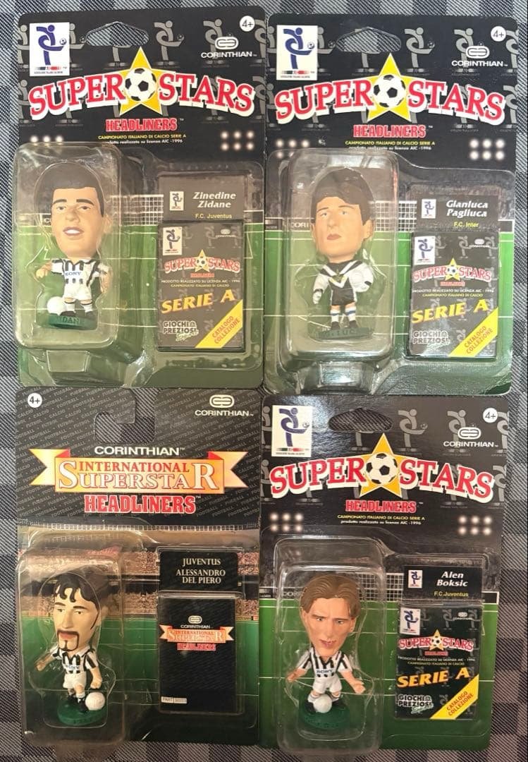 希少【コリンシアン　ヘッドライナーズ】ジダン＆ボクシッチ＆パリュウカ＆デルピエロ