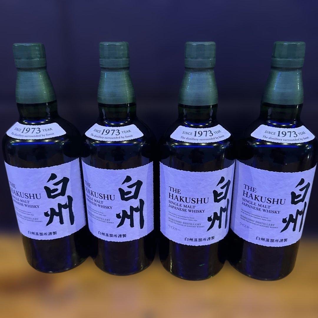 白州 シングルモルトウイスキー 4本セット 700ml