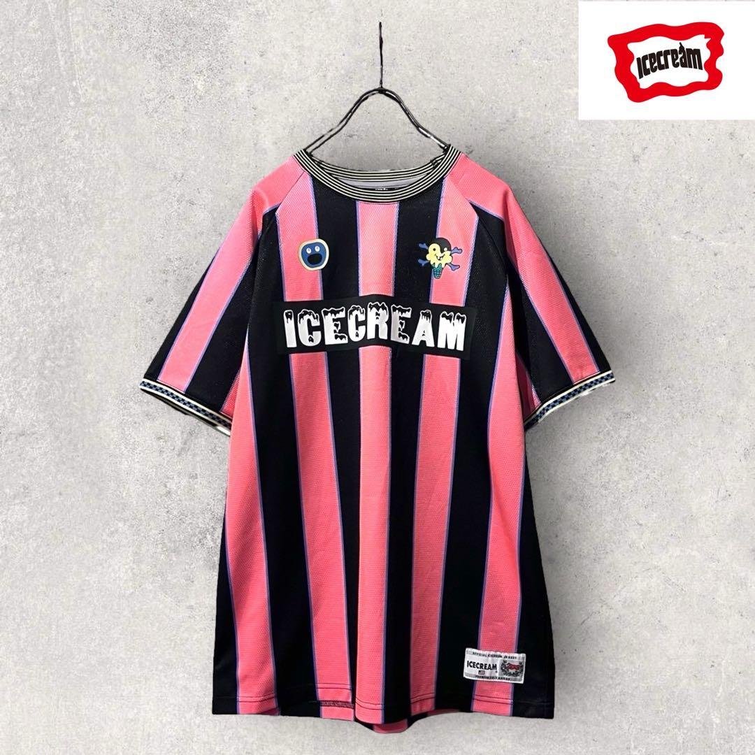 希少 ICECREAM ゲームシャツ サッカー NIGO BBC アイスクリーム