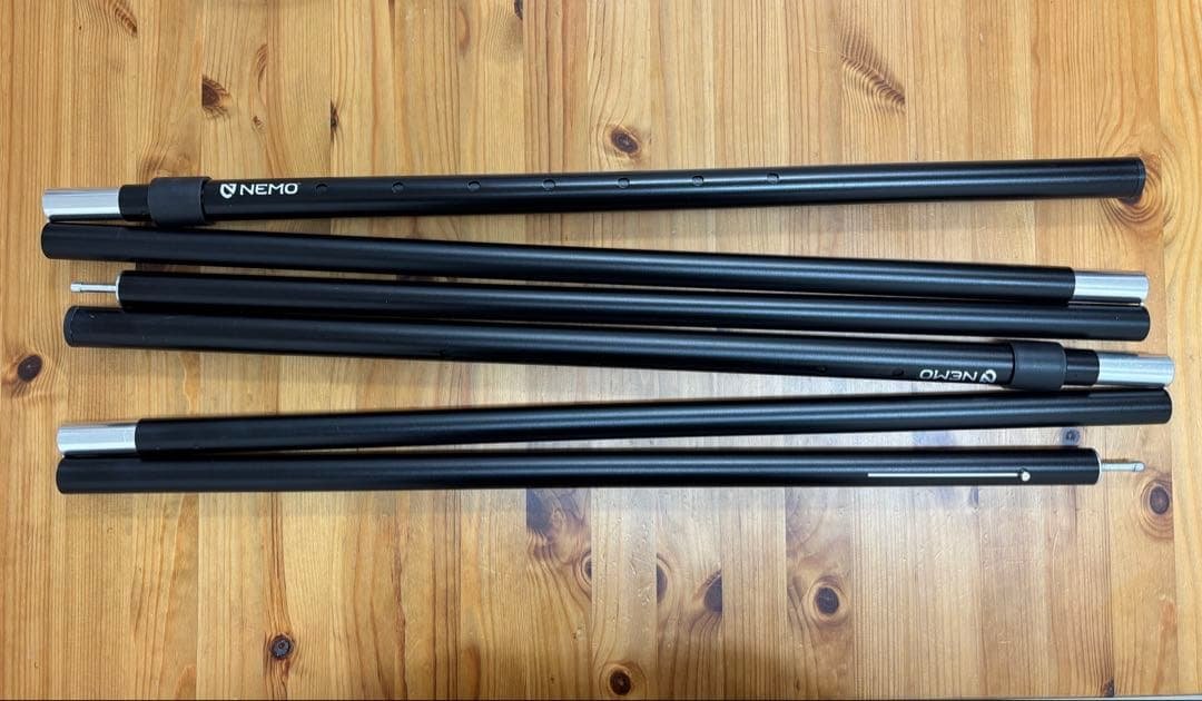 NEMO ニーモ　アジャスタブルタープポールL 2本セット