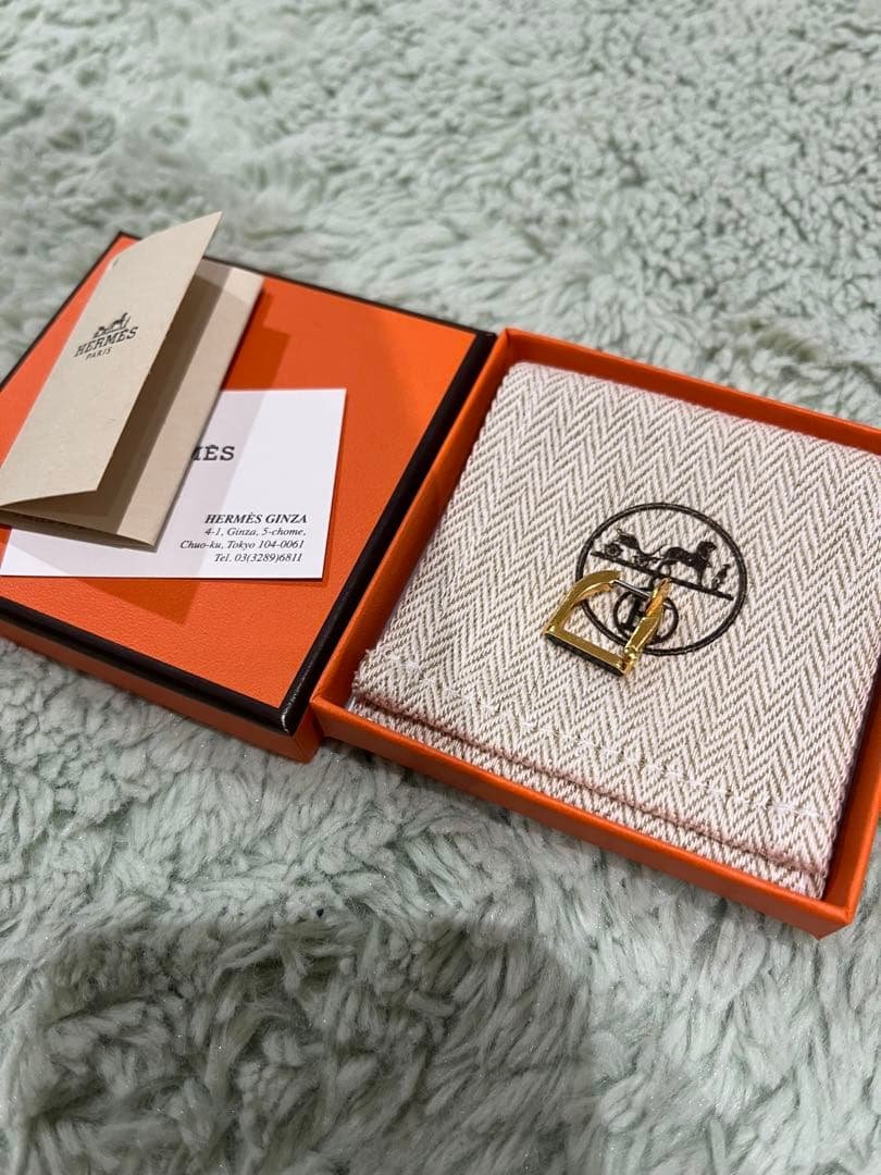 HERMES ピアス(片耳用) 1度使用　エルメス