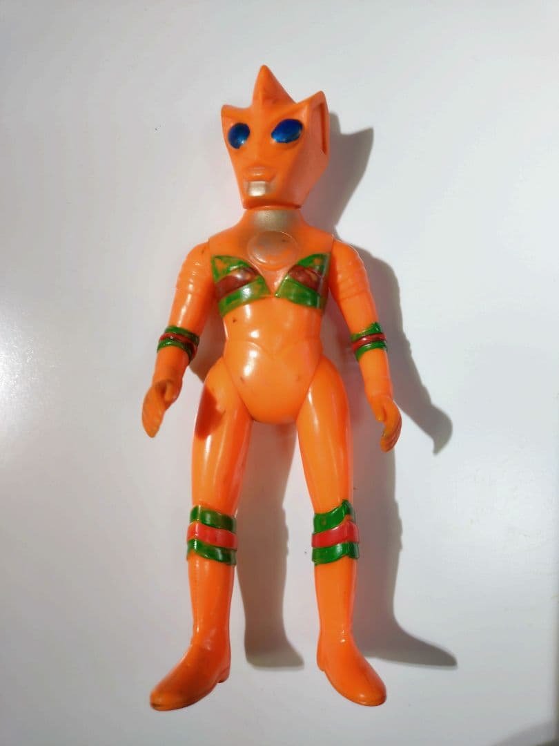 ブルマァク☆トリプルファイター☆1970年代の希少ソフビフィギュア☆約15cm