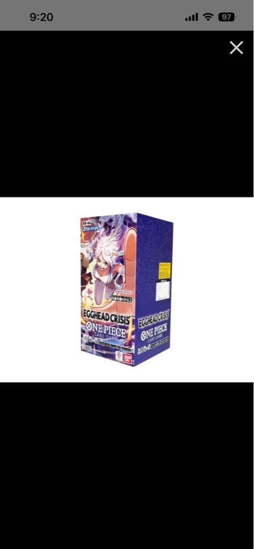 EGGHEAD CRISIS ONE PIECE 新品未回復1BOX