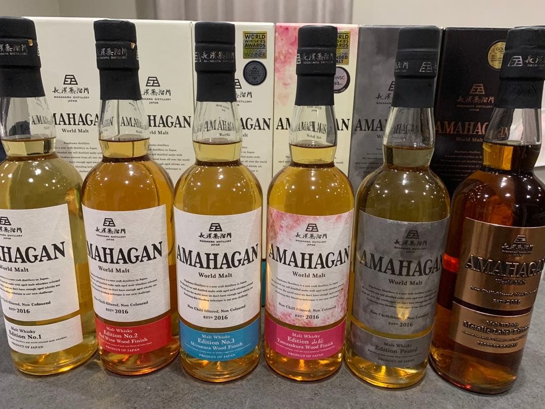 アマハガン　長濱　ウィスキー　新品未開封　6本セット