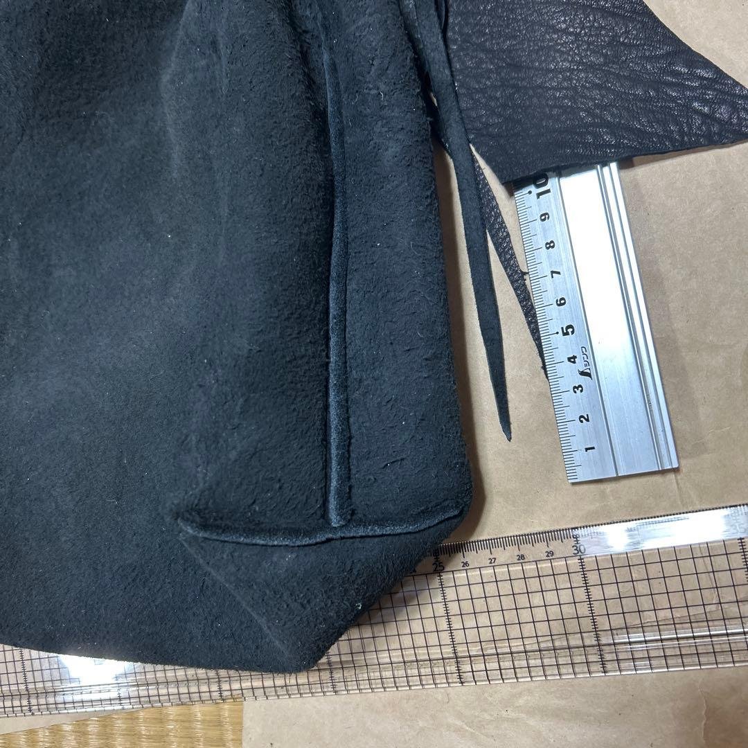 ガブリエール様　バッグ　黒スエード