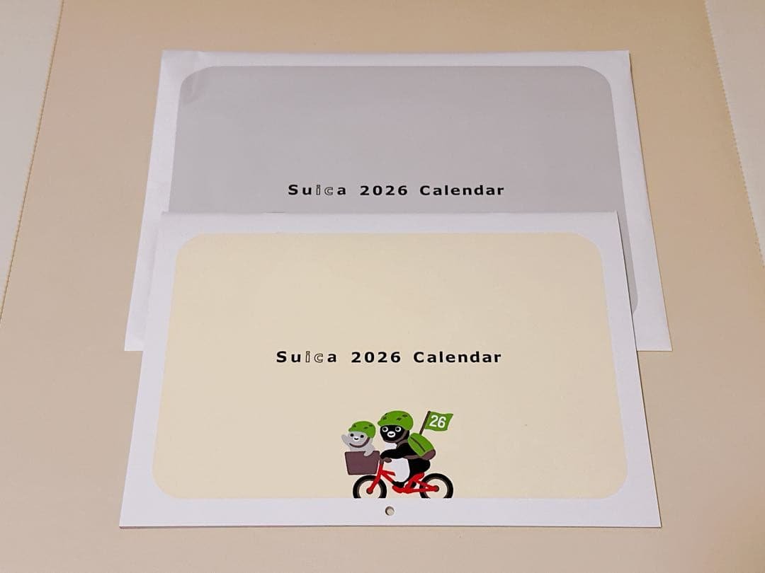 Suicaのペンギン 壁掛けカレンダー2026