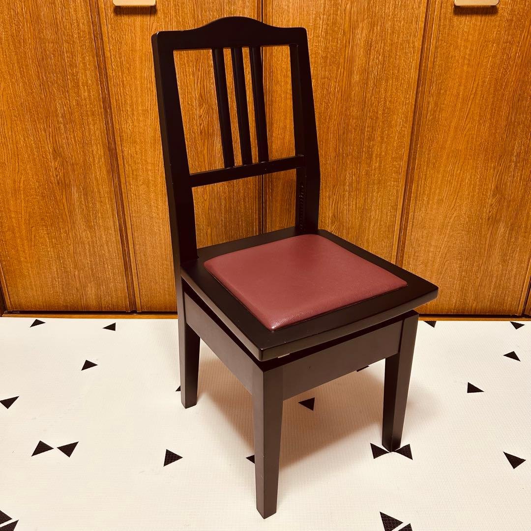 YAMAHA No.5A トムソン椅子 半艶塗装 ヤマハ ピアノ椅 フェルト付き