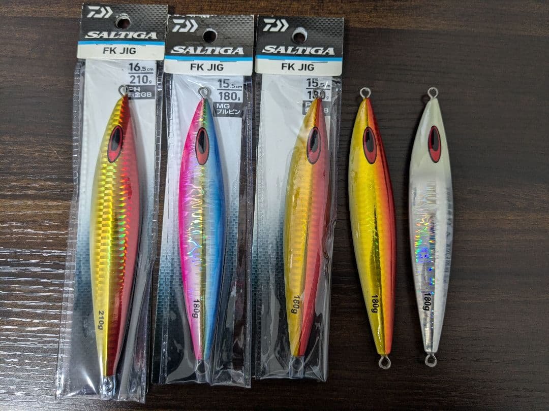 【新品】FKジグ 180g 210g 5個セット ダイワ ソルティガ