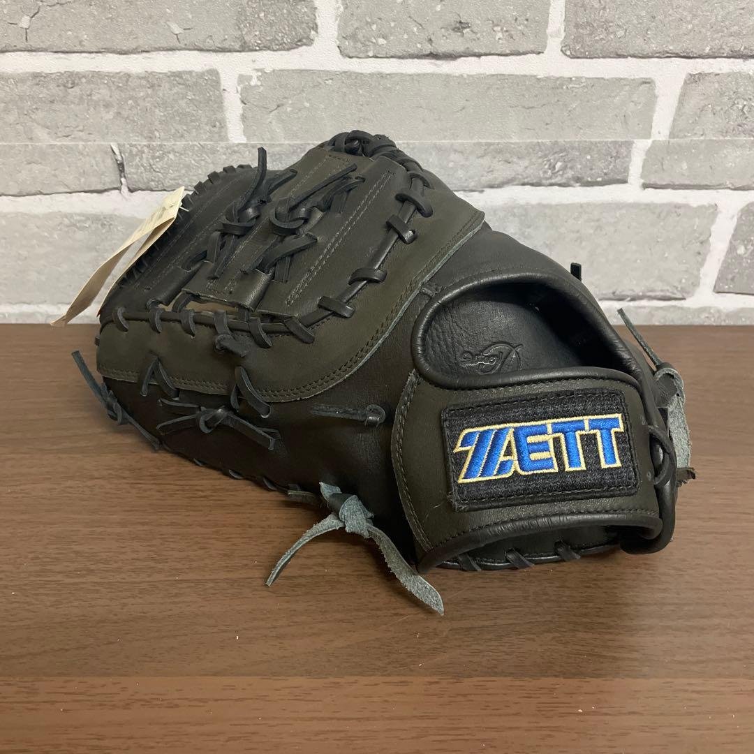 左投用　ZETT 野球 一塁手 ジュニア 少年軟式ファーストミット 松中モデル