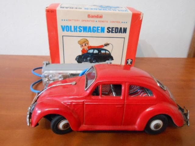 ★入手困難！バンダイ VW ワーゲン ビートル ブリキ 玩具 当時物★