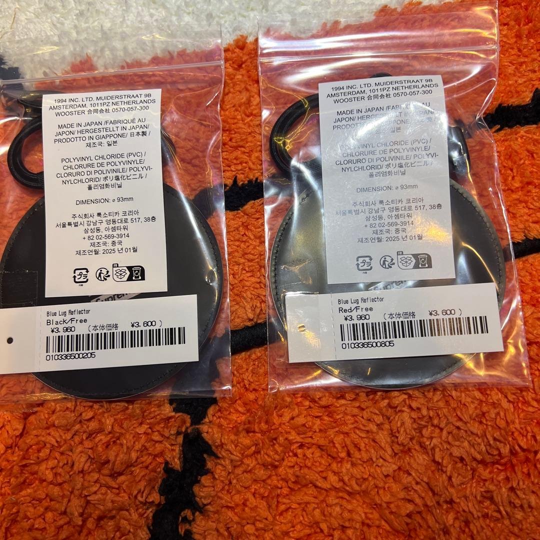 アクセサリー Supreme x Blue Lug Reflector \"Black.RED\"