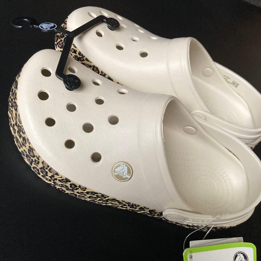 クロックス/crocband animal print clog/23cm希少