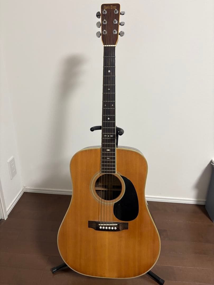 【貴重】76年製Cat's Eyes CE-600 アコースティックギター