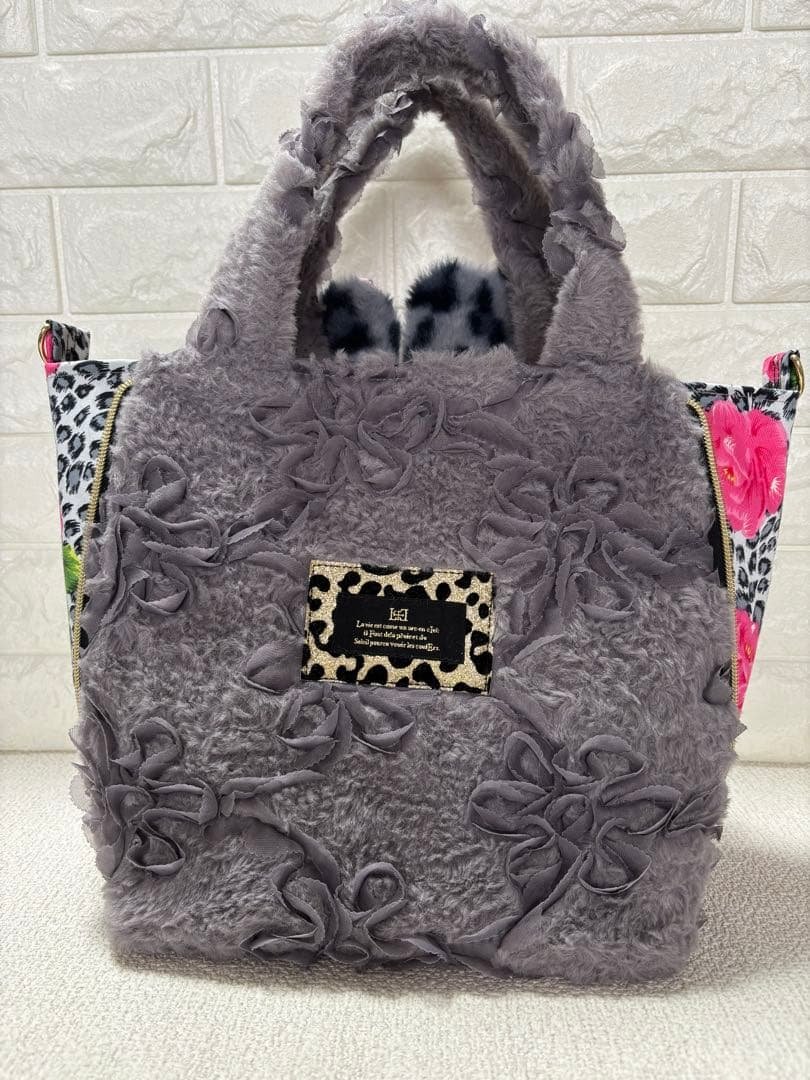 ♡*♡様 コヤンイサムチョン　サイドファスナーバッグ　アンコちゃん（大）　ヒョウ