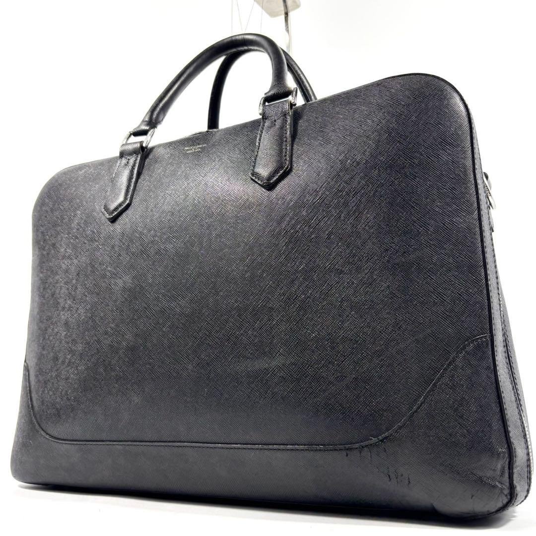 ✨希少 美品✨ペッレモルビダ ビジネスバッグ キャピターノ 本革 2層 黒
