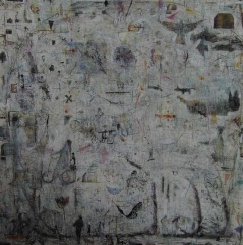 平澤重信、【あなたの隣の向こう側】、希少な画集画、新品高級額・額装付