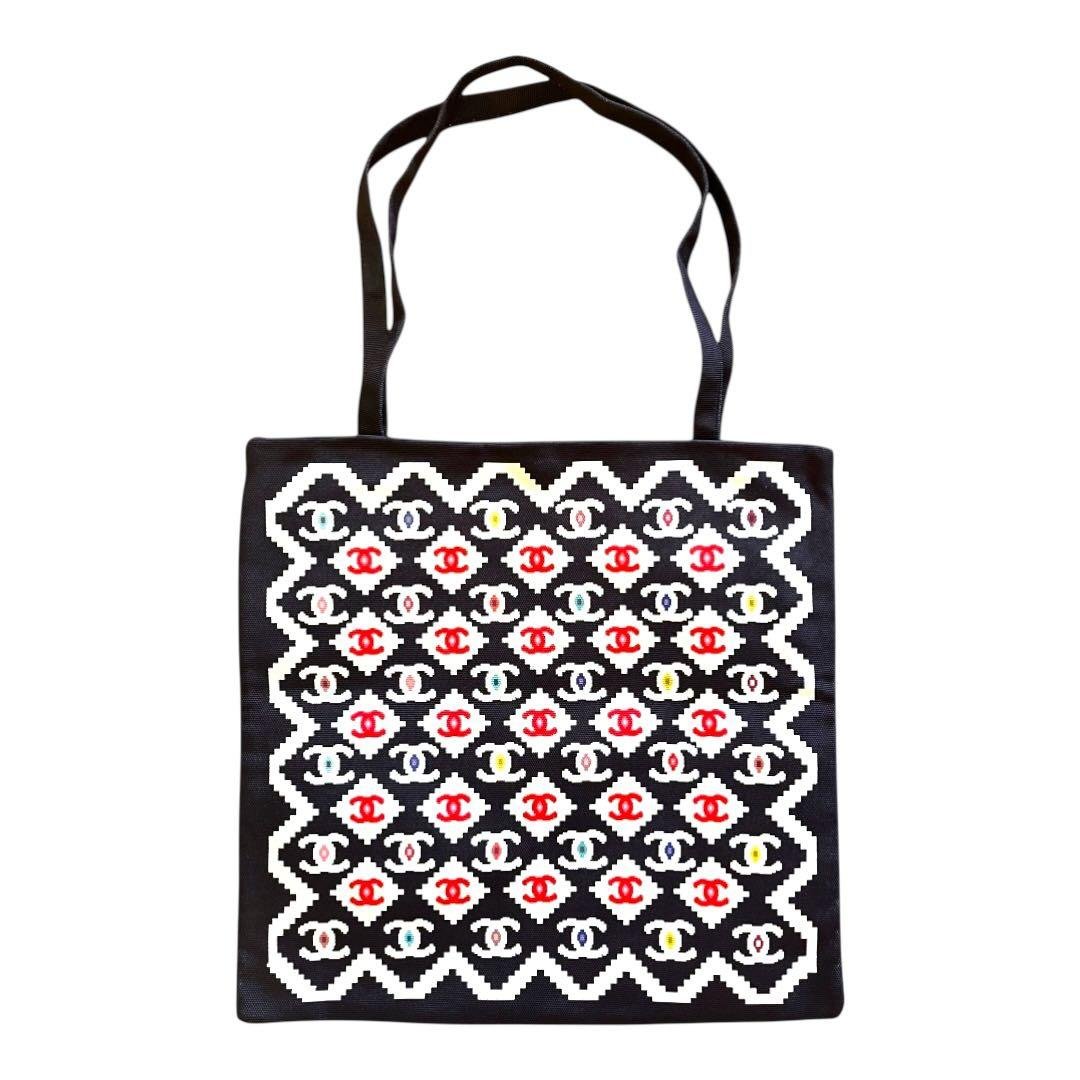 【新品未使用】 CHANEL カラフル ココマーク ショルダー トートバッグ