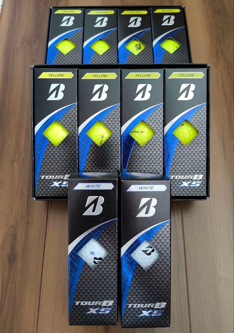ブリヂストン TOUR B XS 現行品 イエロー24球&ホワイト6球
