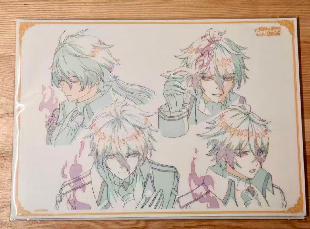 原神fes フェス vipチケット 特典PVCデスクマット フリンズ　原画