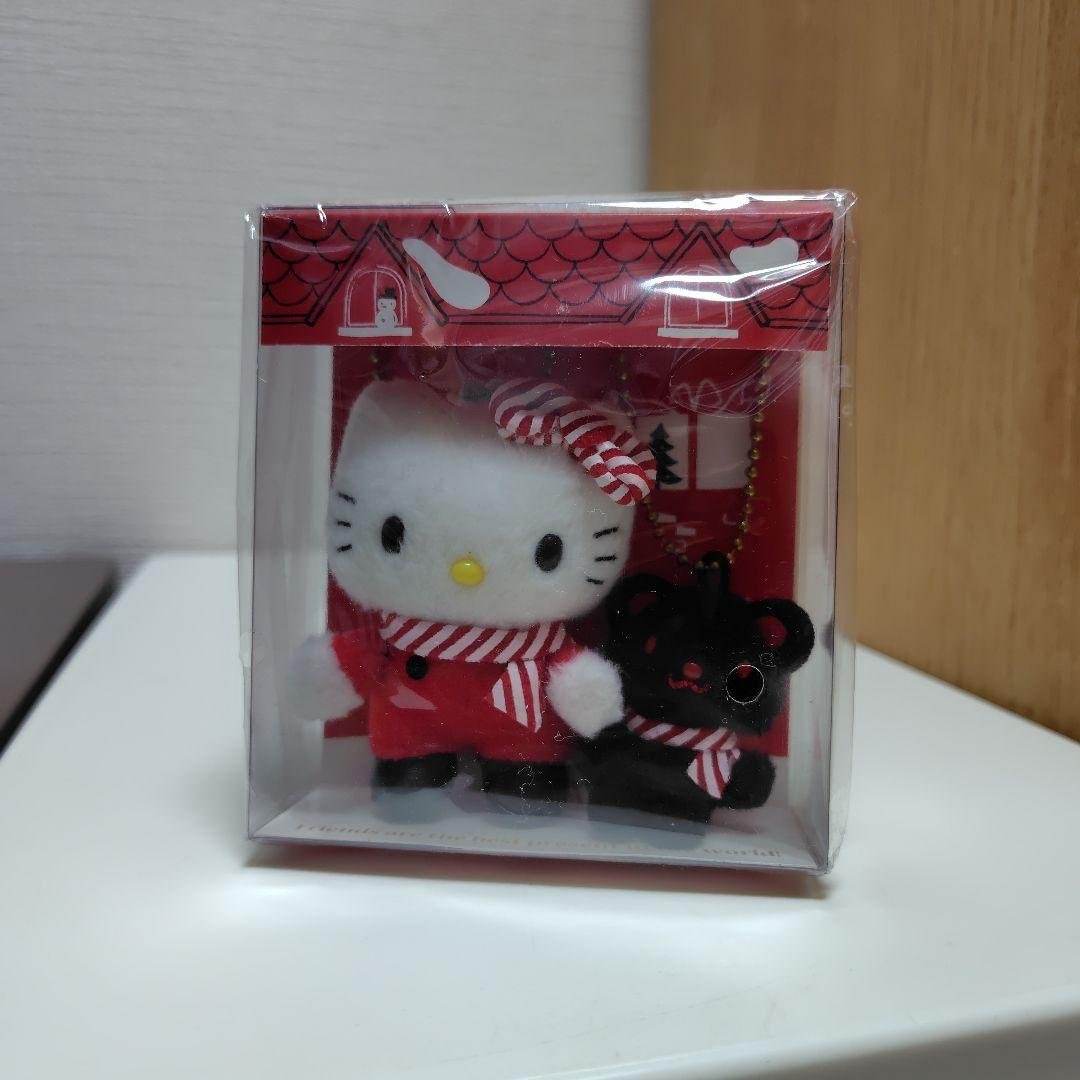 サンリオ ハローキティ マスコット ぬいぐるみ セット リボン 黒 クマ 希少