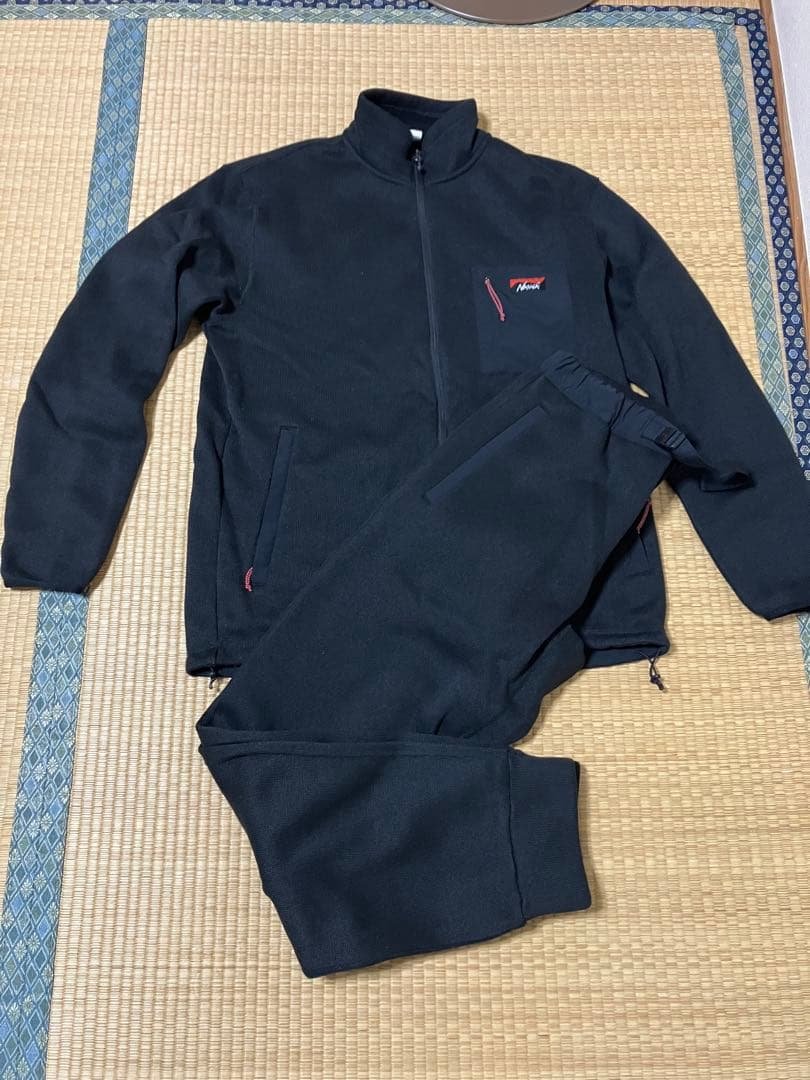 ナンガ ポーラテックフリース セットアップ ブラック