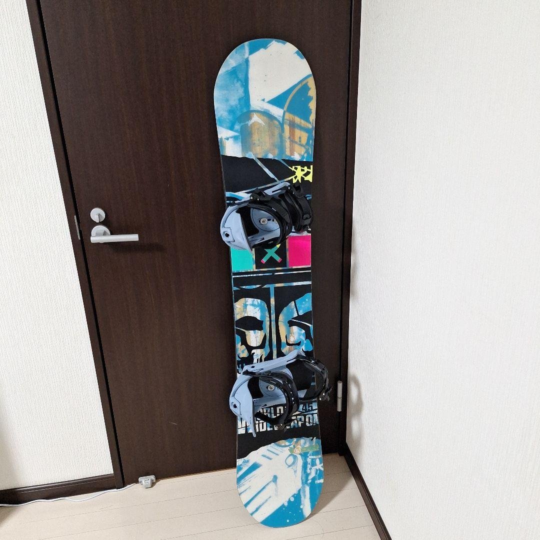 スノーボードセット　K2ワールドワイドウエポン145センチ ピジョンピークス