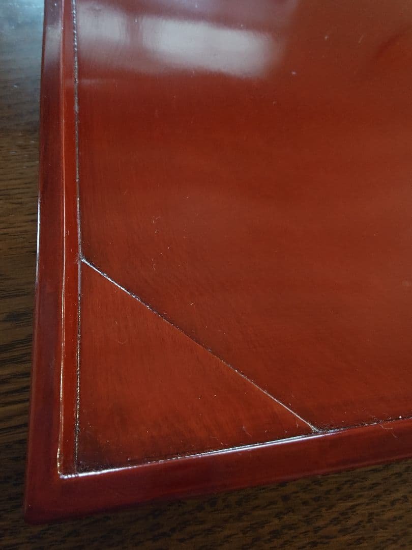 後藤塗盆　33㎝