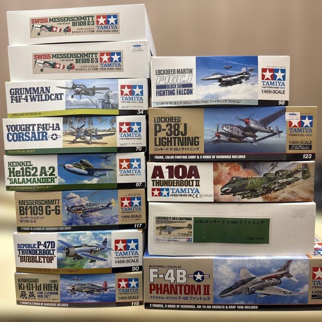 76 タミヤ　戦闘機　13機セット
