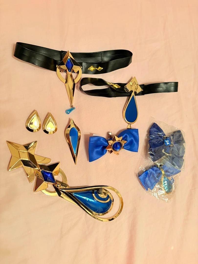 原神　黒フリーナ ウーシア　コスプレ衣装　次元依製Lサイズ