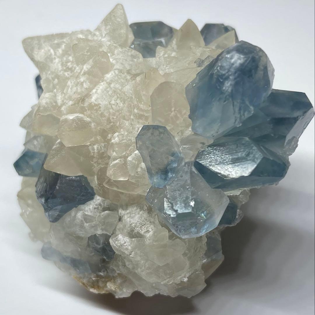 カルサイト　セレスタイン　共生鉱　アフガニスタン　62.5g セレスタイト