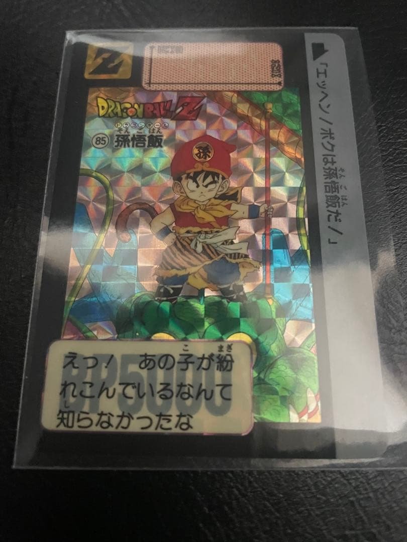 【初版⭐︎希少】 ドラゴンボールZ カードダス　No.85孫悟飯