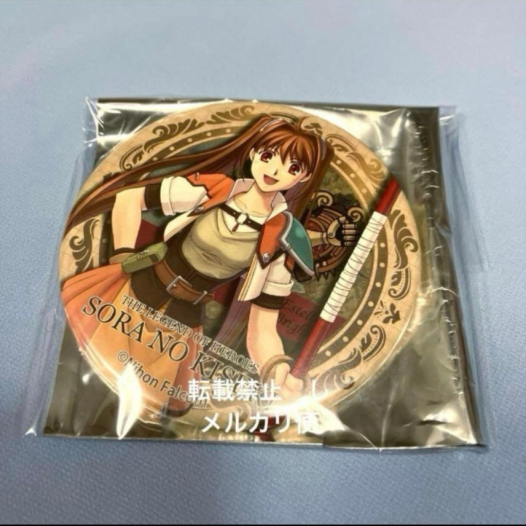 英雄伝説 空の軌跡　エステル　軌跡シリーズ　15周年記念　TR缶バッジ