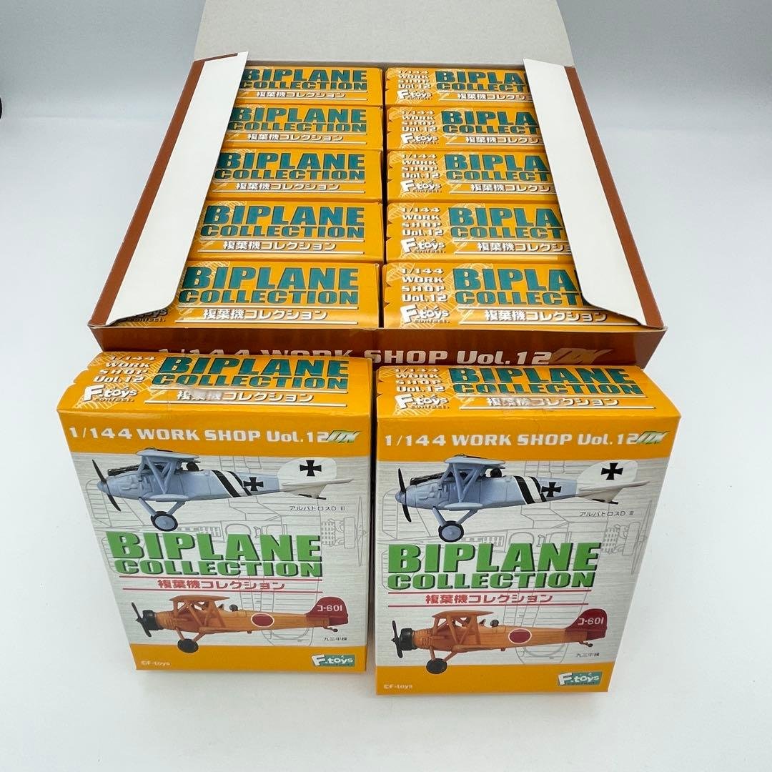 【N6】全12種　エフトイズ　複葉機コレクション Vol.12